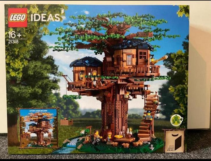 LEGO Ideas Boomhut 21318 Open, Kinderen en Baby's, Speelgoed | Duplo en Lego, Zo goed als nieuw, Lego, Complete set, Ophalen of Verzenden