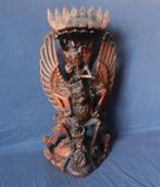 Groot houten snijwerk Vishnu op Garuda Bali Indonesie h 40,4, Antiek en Kunst, Ophalen of Verzenden