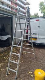 Aluminium ladder - Opvouwbaar/Inschuifbaar, Doe-het-zelf en Verbouw, Ladders en Trappen, Ophalen, Gebruikt, Ladder, Opvouwbaar of Inschuifbaar