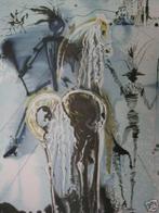 Salvador Dalí(1904)Lithografie"Chevaux de Don Quicho"Ges Gel, Ophalen of Verzenden