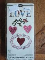 Sizzix die snijmal love set #3 nieuw, Ophalen of Verzenden, Nieuw, Pons of Mal