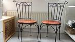 Twee zeer mooie vintage stoeltjes, Huis en Inrichting, Stoelen, Ophalen, Gebruikt, Twee