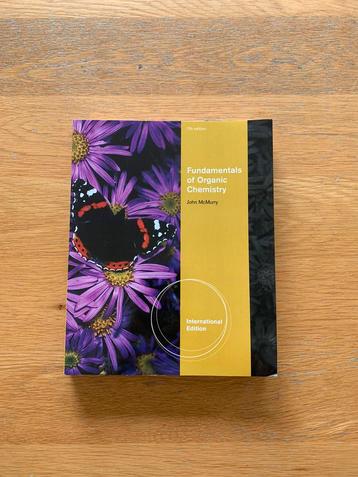 Fundamentals of Organic Chemistry 7th edition beschikbaar voor biedingen