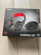 Trust GXT 784 - Gaming Headset + Muis Bundel, Audio, Tv en Foto, Koptelefoons, Ophalen of Verzenden, Nieuw, Op oor (supra aural)