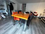 Gratis Eettafel 180x90 + 6 Stoelen - Amsterdam Centrum, Ophalen, Gebruikt, 50 tot 100 cm, Vijf personen of meer