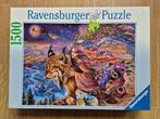 Ravensburger Puzzel - Flight Of The Lynx - Josephine Wall, Hobby en Vrije tijd, Denksport en Puzzels, Ophalen, 500 t/m 1500 stukjes