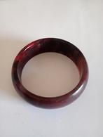Donkerrode Quartz Jade Armband 60mm, Ophalen of Verzenden, Nieuw, Rood