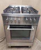 Bosch solitaire rvs gasfornuis wok hete lucht grill 60cm, Gebruikt, 60 cm of meer, Energieklasse A of zuiniger, Gas