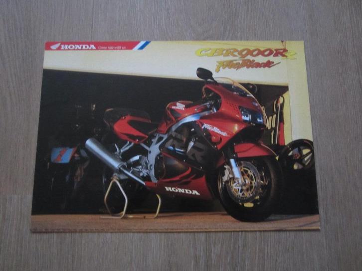 Honda CBR 900 RR Fireblade brochure folder 1997 1998 (2), Motoren, Handleidingen en Instructieboekjes, Honda, Ophalen of Verzenden