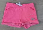 Leuk fel roze korte broek - maat 122 / 128, Broek, Gebruikt, Meisje, Ophalen of Verzenden