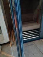 Kozijn met dubbele tuindeuren, 120 cm of meer, Nieuw, Ophalen of Verzenden, Buitendeur