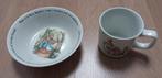 Wedgewood Peter Rabbit kinderservies schaal en mok, Ophalen of Verzenden, Zo goed als nieuw, Porselein