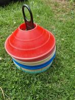 Markeerkegels 50 stuks – set rood, blauw, geel & groen, Ophalen of Verzenden, Zo goed als nieuw, Benen, Overige typen