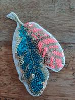 Pailetten Patch - Blad Applicatie, Hobby en Vrije tijd, Kledingapplicaties en Hotfix, Ophalen of Verzenden, Nieuw, Overige applicaties