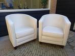 Mooie witte fauteuils, Huis en Inrichting, Fauteuils, Ophalen, Zo goed als nieuw