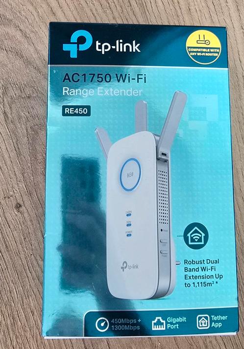 TP-Link AC1750 Wi-Fi Range Extender - Nieuw!, Computers en Software, WiFi-versterkers, Nieuw, Ophalen of Verzenden