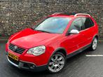 Volkswagen Polo 1.4 16V 59KW Cross 2009 Rood Dakje NAP, Origineel Nederlands, Te koop, 5 stoelen, Benzine