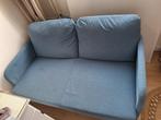 Ikea 2 persoons bankje blauw grijs, Ophalen, Gebruikt, Tweepersoons, Minder dan 150 cm