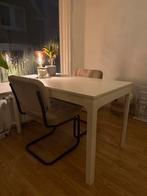 IKEA Uitschuiftafel 2-4 Persoons, Huis en Inrichting, Tafels | Eettafels, Ophalen, Kunststof, Gebruikt, 100 tot 150 cm