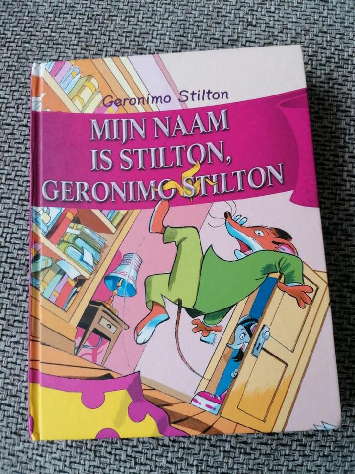 Geronimo Stilton - Mijn naam is Stilton, Geronimo Stilton, Boeken, Kinderboeken | Jeugd | onder 10 jaar, Zo goed als nieuw, Ophalen of Verzenden
