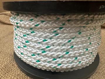TOUW PPMF 8mm/40mtr  wit-groen beschikbaar voor biedingen