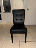 Set van 4 zwarte eetkamerstoelen, Ophalen, Zwart, Vier