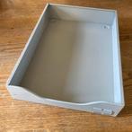 Vintage postbak brievenbak grijs metaal, Diversen, Ophalen of Verzenden, Gebruikt