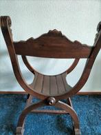 Kasteelstoel, Antiek en Kunst, Antiek | Meubels | Stoelen en Banken, Ophalen of Verzenden