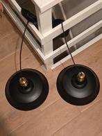 Twee Karwei Hanglampen - Zwart, Ophalen, Zo goed als nieuw, Metaal, Modern
