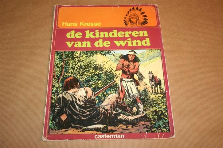 De kinderen van de wind. De Indianen-reeks - Hesse 1973, Boeken, Stripboeken, Gelezen, Eén stripboek, Ophalen of Verzenden