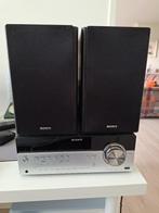 Sony stereo set met 2 sony boxen + afstand bediening, Ophalen, Gebruikt, Cd-speler, Sony