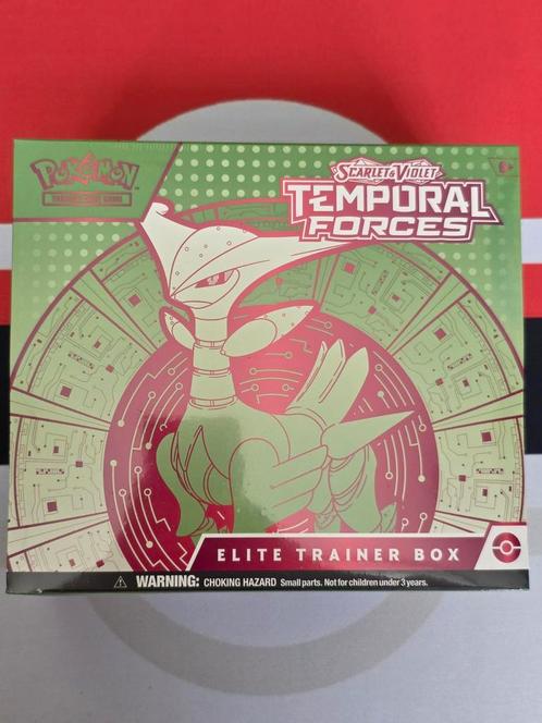 Temporal Forces Iron Leaves Elite Trainer Box (ETB), Hobby en Vrije tijd, Verzamelkaartspellen | Pokémon, Zo goed als nieuw, Ophalen
