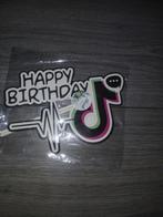 Tiktok taart topper, Hobby en Vrije tijd, Taarten en Cupcakes maken, Ophalen of Verzenden, Taarten, Versiering