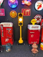 Prachtig USA verkeerslicht op voet ! Unieke decoratie, Verzamelen, Ophalen, Gebruikt