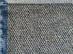 De Ploeg Monza 49 lichtblauw+beige restant bouclé meubelstof, Wol, Blauw, 120 cm of meer, Nieuw