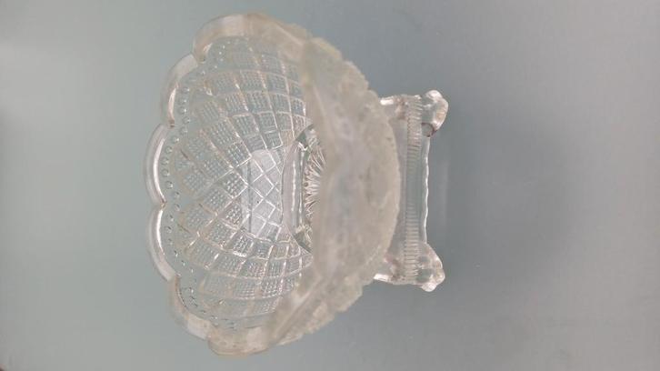 Vintage zoutvaatje - Fostoria, Huis en Inrichting, Keuken | Servies, Zo goed als nieuw, Glas of Glazen, Overige stijlen, Glas