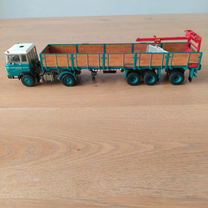 WSI DAF 2600 Duiker Bolsward, Hobby en Vrije tijd, Modelauto's | 1:50, Zo goed als nieuw, Bus of Vrachtwagen, Wsi, Ophalen of Verzenden