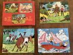2 stuk: Retro puzzels Suske en Wiske 3 in 1 +1 puzzels Nieuw, Ophalen of Verzenden, Meer dan 50 stukjes, Nieuw, 6 jaar of ouder