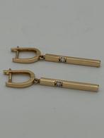 Prachtige 14 karaat goud oorbellen voor dames helemaal nieuw, Hangers, Nieuw, Ophalen of Verzenden, Nvt