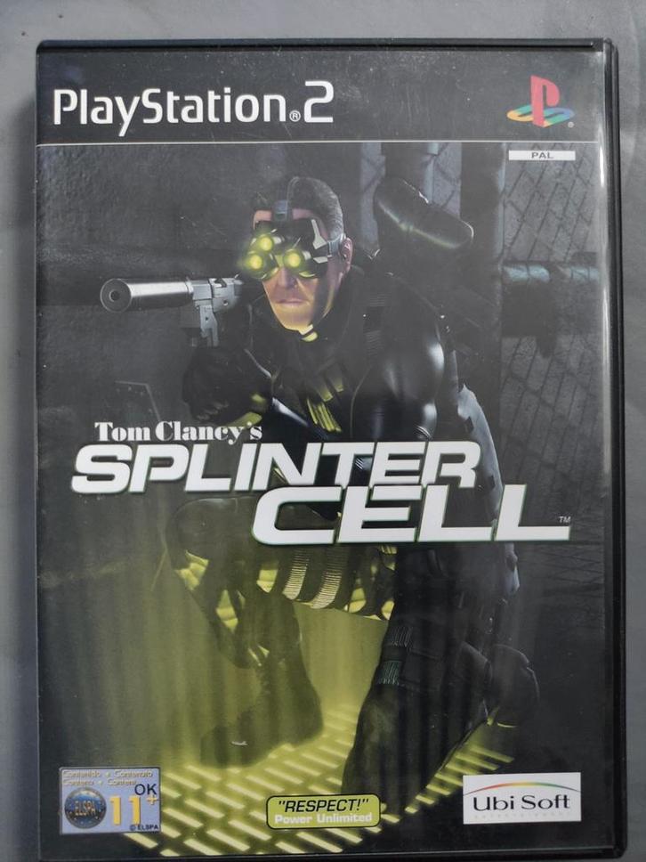 Splinter Cell PS2 - Actie & Avontuur!, Spelcomputers en Games, Games | Sony PlayStation 1, Zo goed als nieuw, Avontuur en Actie