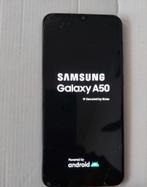 Samsung A50 128GB Heeft barsten, maar Werkt Perfect., Android OS, Galaxy A, Blauw, Gebruikt