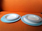 Mepal Rosti 4 pastelblauwe borden, Caravans en Kamperen, Kampeeraccessoires, Ophalen of Verzenden, Gebruikt