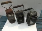 3 carbidlampen, Antiek en Kunst, Antiek | Lampen, Ophalen