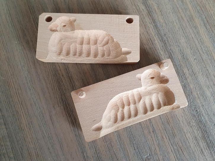 Houten boter lammetje, Antiek en Kunst, Antiek | Keukenbenodigdheden, Ophalen of Verzenden