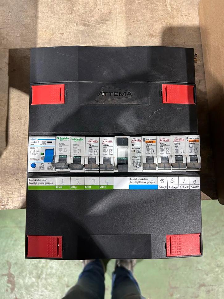 Groepenkast Attema met aardlekschakelaar, Hobby en Vrije tijd, Elektronica-componenten, Gebruikt, Ophalen