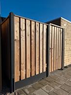 Schutting douglasschermen, tuindeur en betonpalen, Tuin en Terras, Schuttingen, Ophalen, 1 tot 2 meter, 6 meter of meer, Nieuw