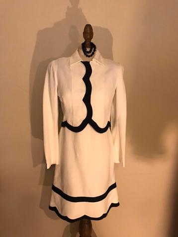 VALENTINO JASJE + JURK COTTON WHITE/BLACK COUTURE beschikbaar voor biedingen