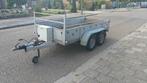 Saris aanhanger dubbelasser 2000kg geremd 3 x 1,3 mtr, Auto diversen, Aanhangers en Bagagewagens, Ophalen, Gebruikt