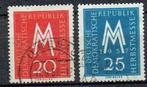 DDR 1957 Leipziger Messe, Postzegels en Munten, Ophalen of Verzenden, DDR, Gestempeld