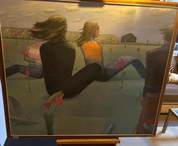 Jan Kuiper Schilderij - Acryl op Linnen beschikbaar voor biedingen